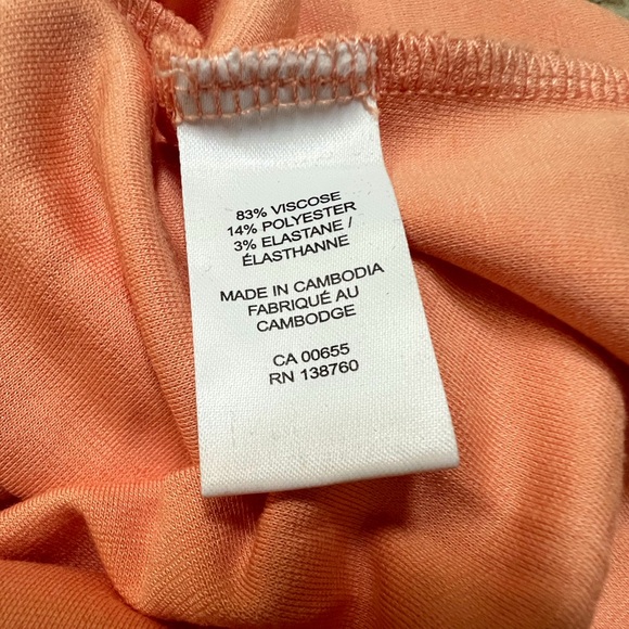 ⭐️ SALE $20 ⭐️ RW&CO. NWOT Thicker Strap Soft Peach Cream Brown Tank Tops - Picture 4 of 5